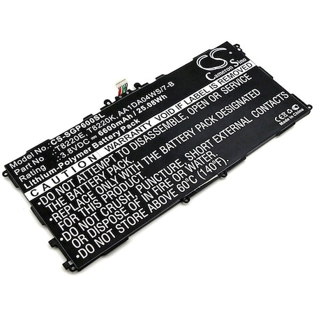Bsc Preferred Samsung Tablet Repl. Battery CS-SGP600SL